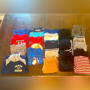 Boys Casual Playwear Clothes Bundle Lot Size 6/7 & 7 Under Armor Cat Jack H&M